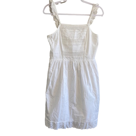 Japna Dresses & Skirts - Japna White Cotton Sundress - Size Medium